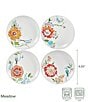 Color:Multi - Image 2 - Meadow Assorted Party Plates, Set of 4