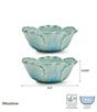 Color:Blue - Image 3 - Fitz And Floyd Meadows Tulip Bowls, Set of 2