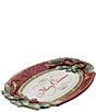 Fitz and Floyd Merry Christmas Damask Tray - Image 2
