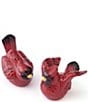 Fitz and Floyd Poinsettia Holiday Collection Salt & Pepper Set - Image 1