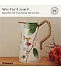 Fitz and Floyd Provence Nature-Inspired Pitcher - Image 6
