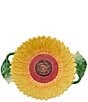 Fitz and Floyd Provence Sunflower Pasta Serve Bowl, 17.25#double; - Image 2