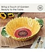 Fitz and Floyd Provence Sunflower Pasta Serve Bowl, 17.25#double; - Image 5