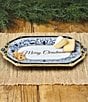 Fitz and Floyd Renaissance Blue Collection Sentiment Tray - Image 5