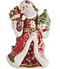 Fitz and Floyd Renaissance Holiday Santa Musical Figurine - Image 1