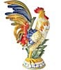 Fitz and Floyd Ricamo Collection Rooster Figurine, 20.5#double; - Image 3