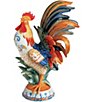 Fitz and Floyd Ricamo Collection Rooster Figurine, 20.5#double; - Image 1