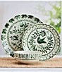 Fitz and Floyd Sicily 12-Piece Dinnerware Set, Color:Green/White - Image 3