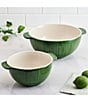 Color:Green - Image 3 - Sicily Green Serving Bowls, Set of 2