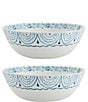 Color:Blue - Image 2 - Sicily Serve Bowls and Salt and Pepper Shakers Set