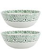 Color:Green - Image 2 - Sicily Serve Bowls and Salt and Pepper Shakers Set