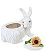 Fitz and Floyd Sunflower Rabbits Collection Cookie Jar - Image 3