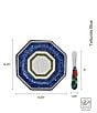 Fitz and Floyd Telluride Collection Appetizer Plate Set, Color:Blue - Image 2