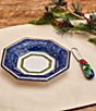Fitz and Floyd Telluride Collection Appetizer Plate Set, Color:Blue - Image 3