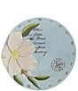 Color:Blue - Image 1 - Toulouse Floral Appetizer Plates, Set of 4