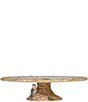 Fitz and Floyd Toulouse Footed Remail Bird Cake Plate, Color:Multi - Image 1