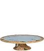 Fitz and Floyd Toulouse Footed Remail Bird Cake Plate, Color:Multi - Image 2