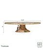 Fitz and Floyd Toulouse Footed Remail Bird Cake Plate, Color:Multi - Image 4