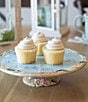 Fitz and Floyd Toulouse Footed Remail Bird Cake Plate, Color:Multi - Image 5