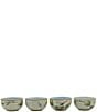 Fitz and Floyd Toulouse Green Small Bowls, Set of 4, Color:Green - Image 4