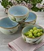 Fitz and Floyd Toulouse Green Small Bowls, Set of 4, Color:Green - Image 5