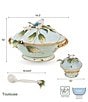 Color:Multi - Image 6 - Toulouse Bird Soup Tureen with Ladle, 3.5-qt