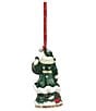 Fitz and Floyd Winter Frost Collection 2026 Santa Bell Ornament - Image 2