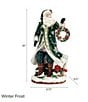 Fitz and Floyd Winter Frost Collection Santa Figurine - Image 4