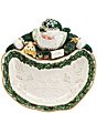 Fitz And Floyd Winter Frost Collection Santa Server - Image 2