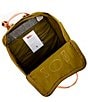 Color:Foliage Green-Peach Sand - Image 3 - Kanken Contrasting Strap Backpack