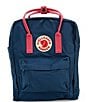 Color:Royal Blue/Flamingo - Image 1 - Patch Logo Kanken Colorblock Handles Water-Resistant Backpack