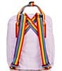 Color:Pastel Lavender Rainbow - Image 2 - Mini Kanken Rainbow Handle Mini Backpack