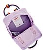 Color:Pastel Lavender Rainbow - Image 3 - Mini Kanken Rainbow Handle Mini Backpack