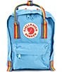 Fjallraven Mini Kanken Rainbow Handle Mini Backpack, Color:Air Blue Rainbow - Image 1