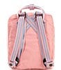 Color:Pink Long Stripes - Image 2 - Contrast Handle Mini Patch Logo Kanken Water-Resistant Backpack