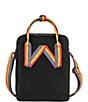 Color:Black-Rainbow - Image 2 - Patch Logo Kanken Rainbow Handle Sling Bag