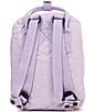 Fjallraven Solid Mini Patch Logo Kanken Water-Resistant Convertible Backpack, Color:Pastel Lavender - Image 2