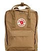 Fjallraven Patch Logo Kanken Water-Resistant Cotton Zipper Convertible Backpack, Color:Clay - Image 1