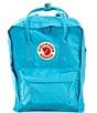 Color:Deep Turquoise - Image 1 - Patch Logo Kanken Water-Resistant Cotton Zipper Convertible Backpack