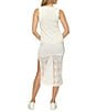 Flag and Anthem Addison Sleeveless Crochet Midi Dress, Color:Cream - Image 2