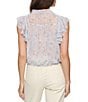 Flag and Anthem Alina Floral Flutter Sleeve Blouse - Image 2