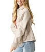 Flag and Anthem Arley Fringed Long Sleeve Jacket, Color:Cream - Image 1
