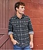 Flag and Anthem Baker MadeFlex Hero Performance Long Sleeve Printed Stretch Flannel Shirt, Color:Black/Charcoal/Grey - Image 3
