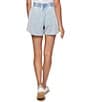 Flag and Anthem Burleigh High Rise Knit/Terry Shorts, Color:Indigo - Image 2