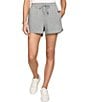 Flag and Anthem Cloud Super-Soft Drawstring Shorts, Color:Light Grey - Image 1