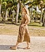 Flag and Anthem Daphne Woven Midi Dress, Color:Mocha - Image 3