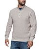 Flag and Anthem Denver Mock Neck Pullover, Color:Oatmeal Heather - Image 1