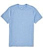 Color:Light Blue Heather - Image 1 - Essential Stretch Short Sleeve T-Shirt