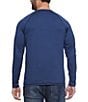 Flag and Anthem Hanover MadeFlex Recruit Performance Long Sleeve Solid Henley T-Shirt, Color:Navy Heather - Image 2