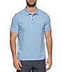 Color:Blue Combo - Image 3 - Hastings Short Sleeve Striped Polo Shirt